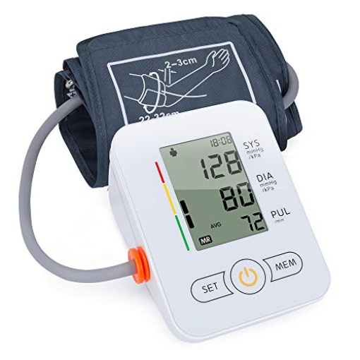 Blood Pressure Machine Upper Arm, 2 Size Cuffs M/L and XL, Medium/Large  9-17 and Extra Large XL 13-21, Accurate Automatic Digital BP Monitor