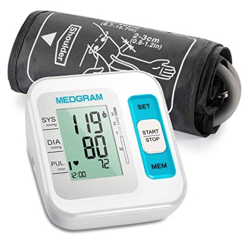 Blood Pressure Monitor, maguja Adjustable Cuff Automatic Blood Pressure  Machine, LCD Display for Home Use