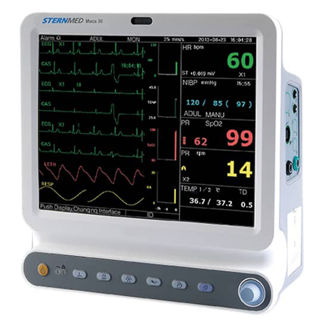 Macs 30 multi parameter patient monitor by STERNMED - crescent-pulse.com